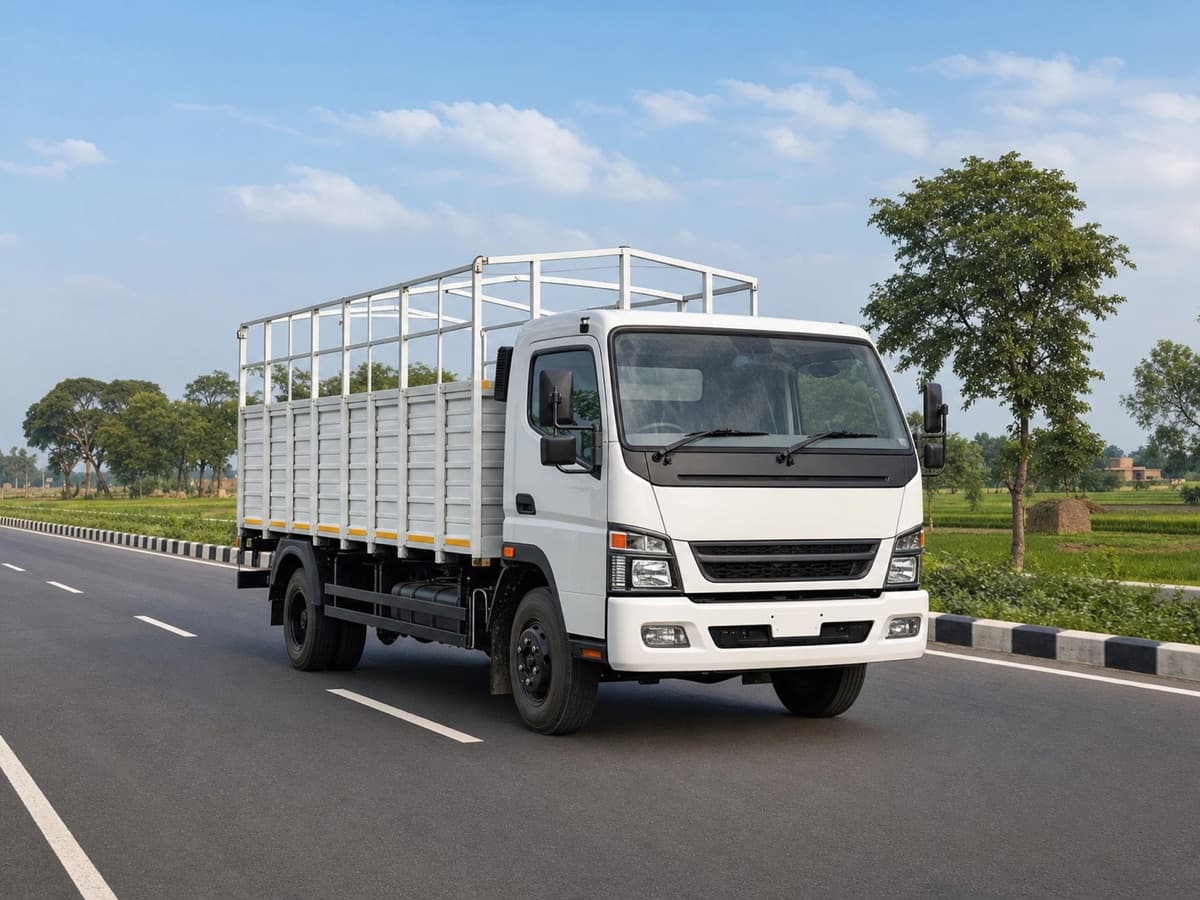 Commercial cargo truck using AIS-140 GPS in Bihar