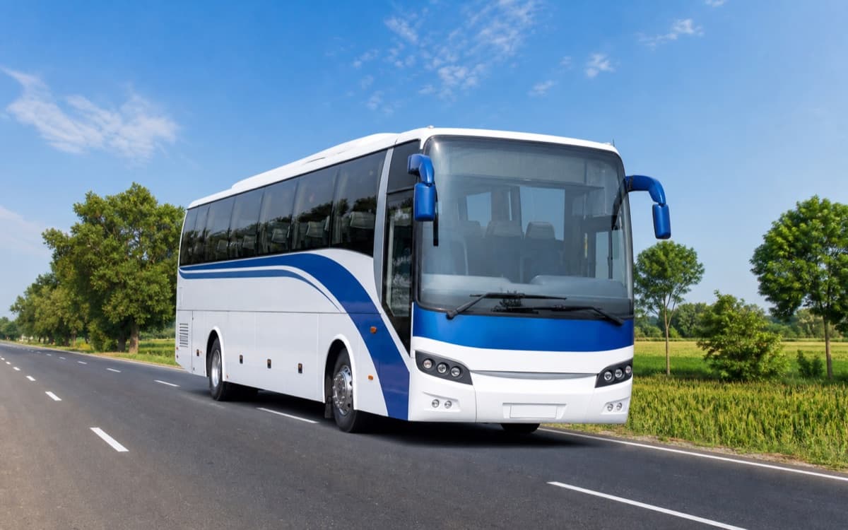 Passenger bus for AIS-140 GPS tracking in Bihar